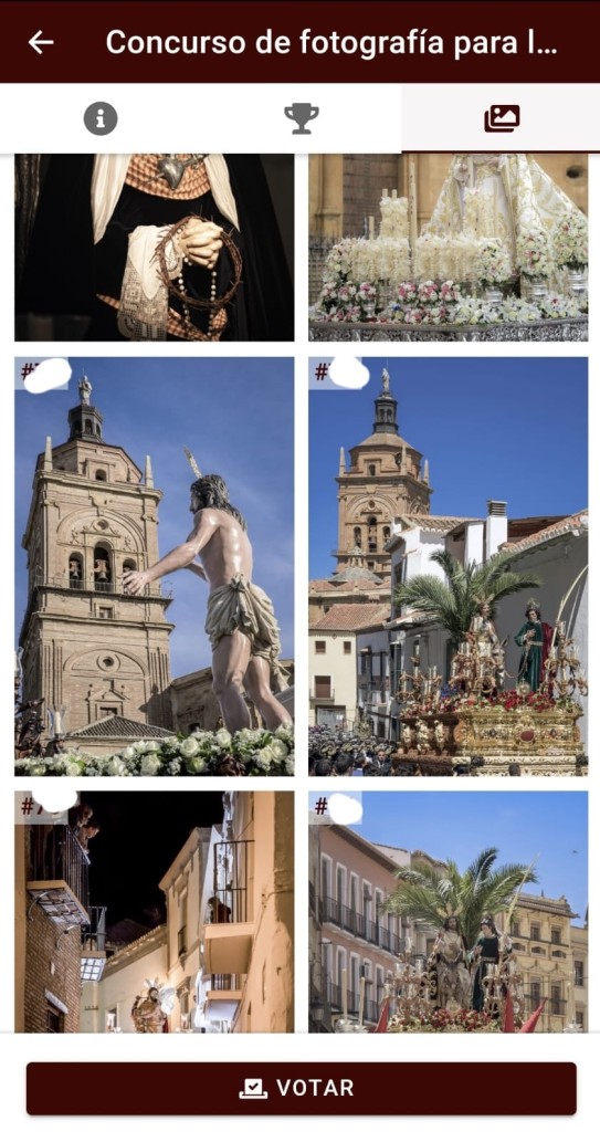 Descarga nuestra APP oficial y vota por tu fotografía favorita para ser imagen del cartel de Semana Santa de Guadix 2022