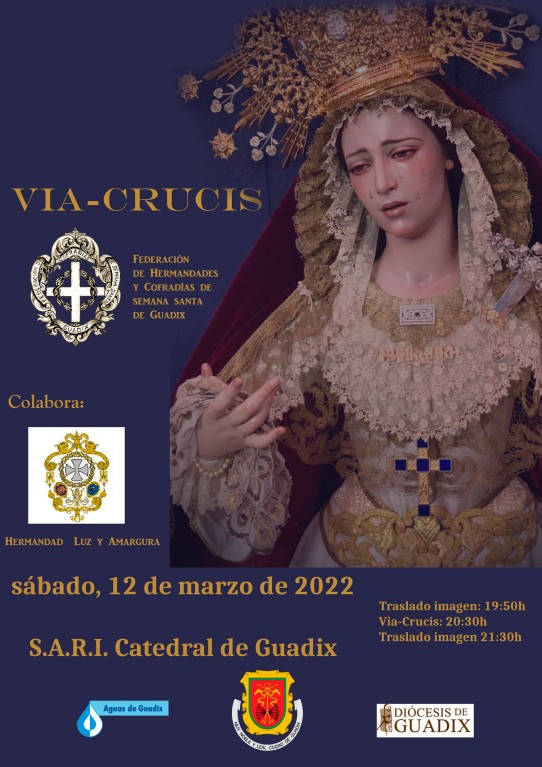 Viacrucis Oficial de Semana Santa de la Federación de Hermandades y Cofradías de Semana Santa de Guadix / sábado 12 de marzo