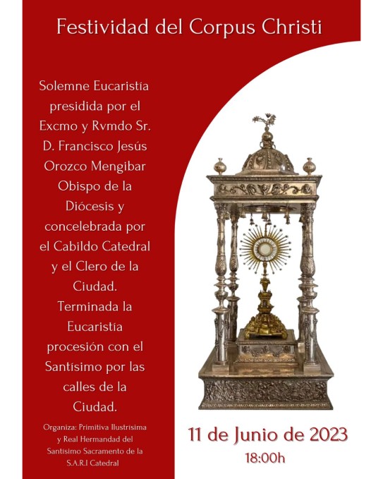 Celebración de la Festividad del Corpus Christi