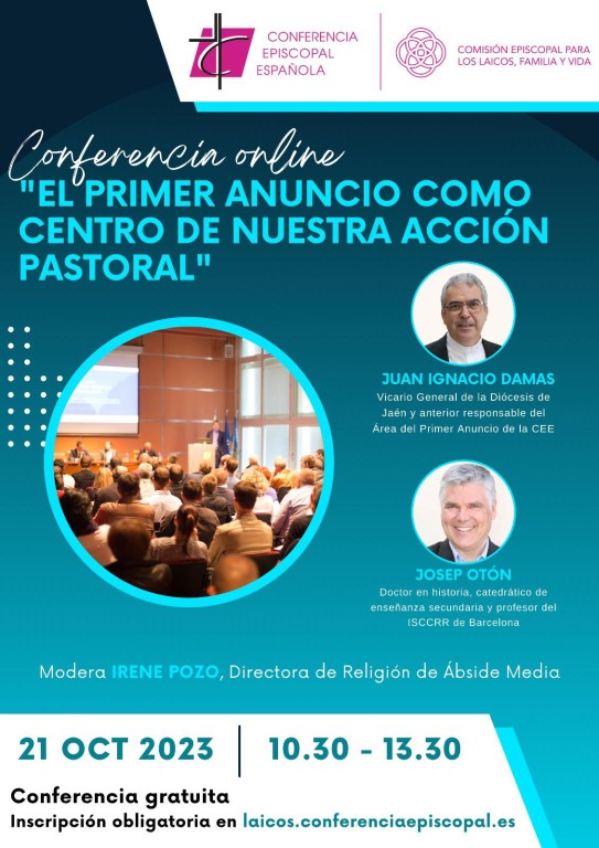 Conferencia online “El Primer Anuncio como centro de nuestra acción pastoral”