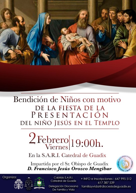 Bendición de Niños con motivo de la Fiesta de la Presentación del Niño Jesús en el Tempo