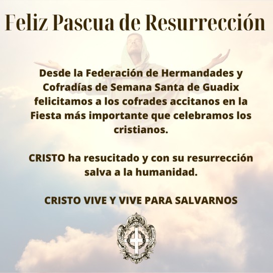 ¡Feliz Pascua de Resurrección!