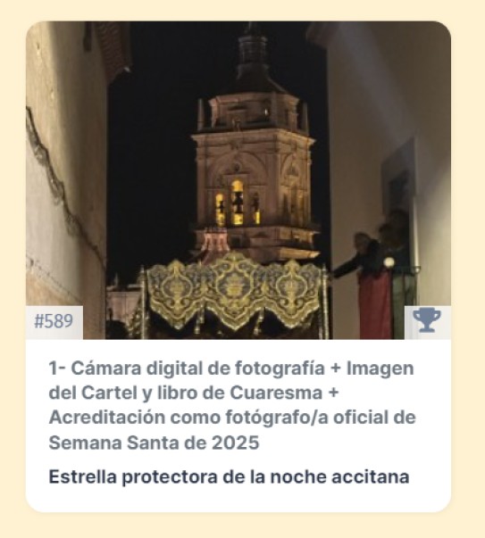 Fotografía ganadora en el IV CONCURSO DE FOTOGRAFÍA MÓVIL “La Semana Santa de Guadix 2024 desde nuestro Smartphone”.