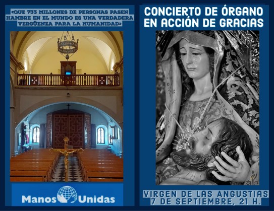 Concierto de órgano en Acción de Gracias con la extraordinaria colaboración de Pablo Gómez González y Alberto Luque Hernández.