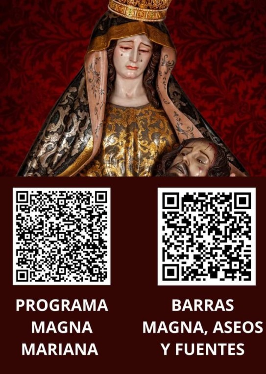 ESCANEA LOS CÓDIGOS QR CON TU MÓVIL Y DESCARGA LA INFORMACIÓN QUE NECESITAS SABER PARA ESTE SÁBADO 14 DE SEPTIEMBRE EN GUADIX.