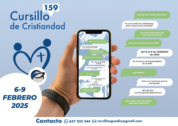 Encuentra a Cristo en el Próximo Cursillo de Cristiandad en Guadix