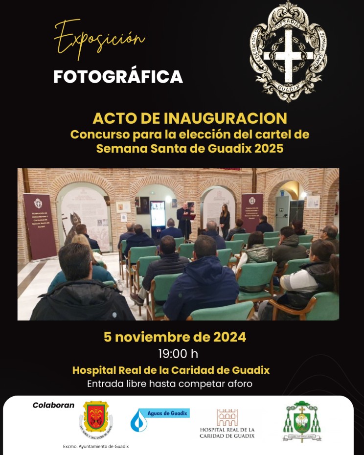 📸 Acto de Inauguración del Concurso para el Cartel de Semana Santa de Guadix 2025 📸