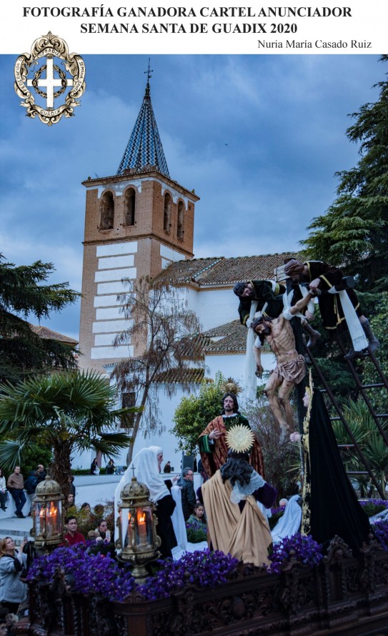 Fallo del jurado que da a conocer el cartel que anunciará la Semana Santa 2020 de Guadix.